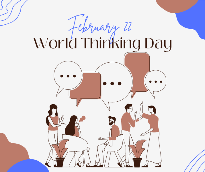 People with thought bubbles-World Thinking Day